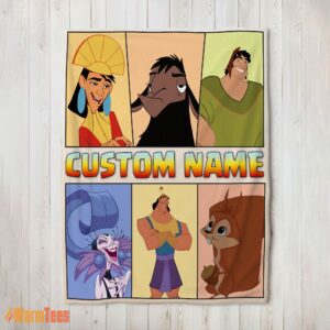 Happy Disney The Emperor's New Groove Blanket Fleece Customized Blanket