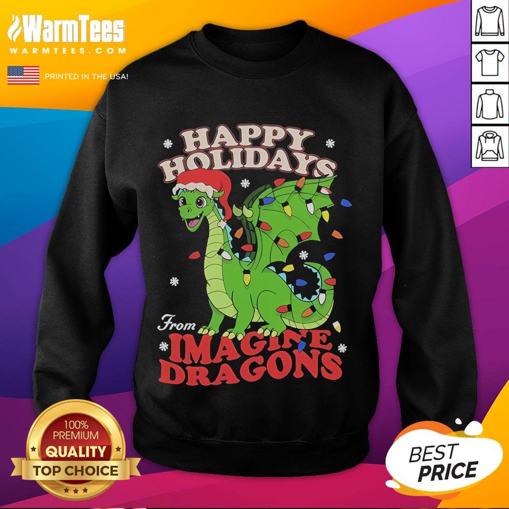 Happy Holidays From Imagine Dragons Christmas T-Shirt - Image 5