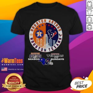 Happy Houston Astros All Season Texans On Sundays T-Shirt