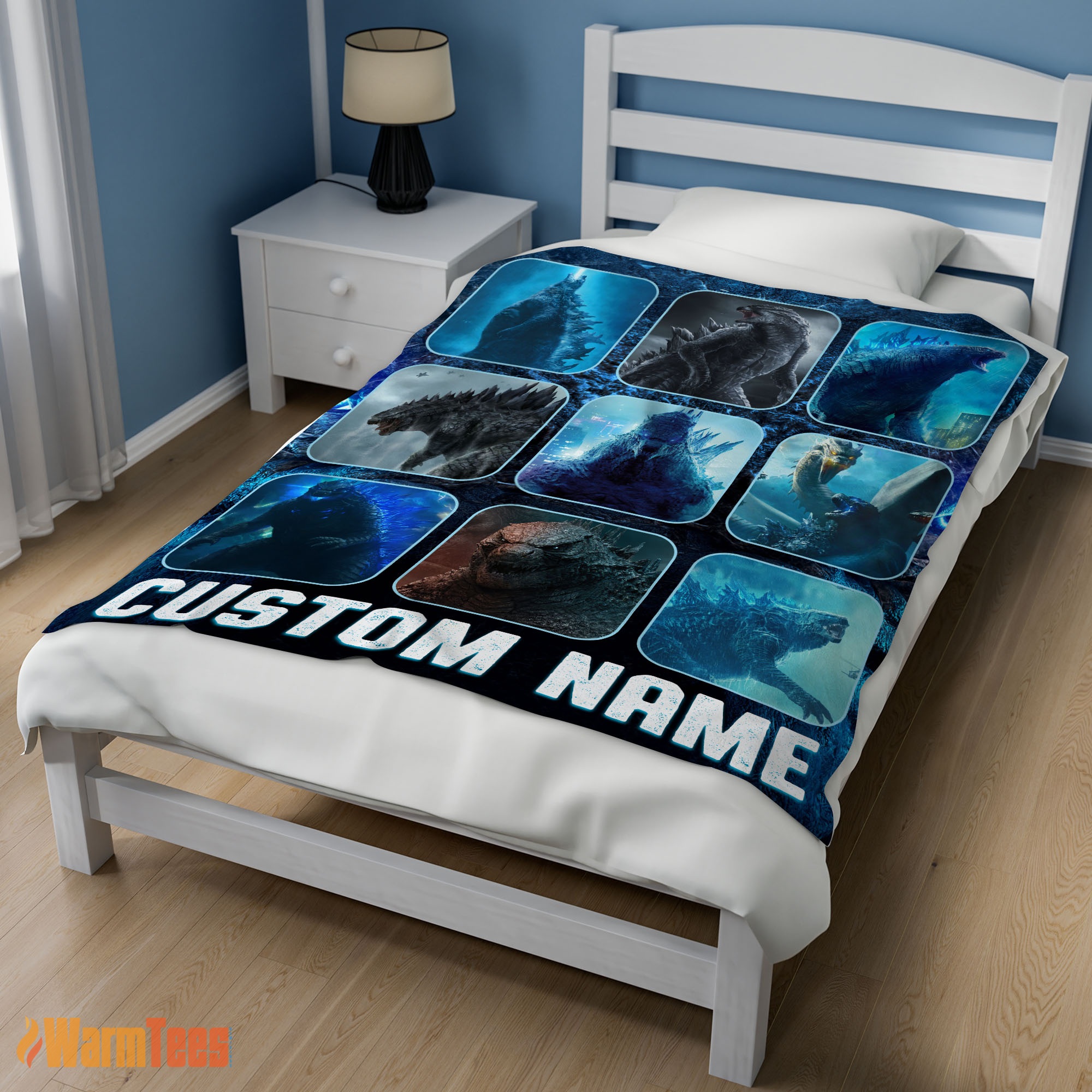 Happy King Of The Monsters Godzilla Blanket Fleece Customized Blanket - Image 3
