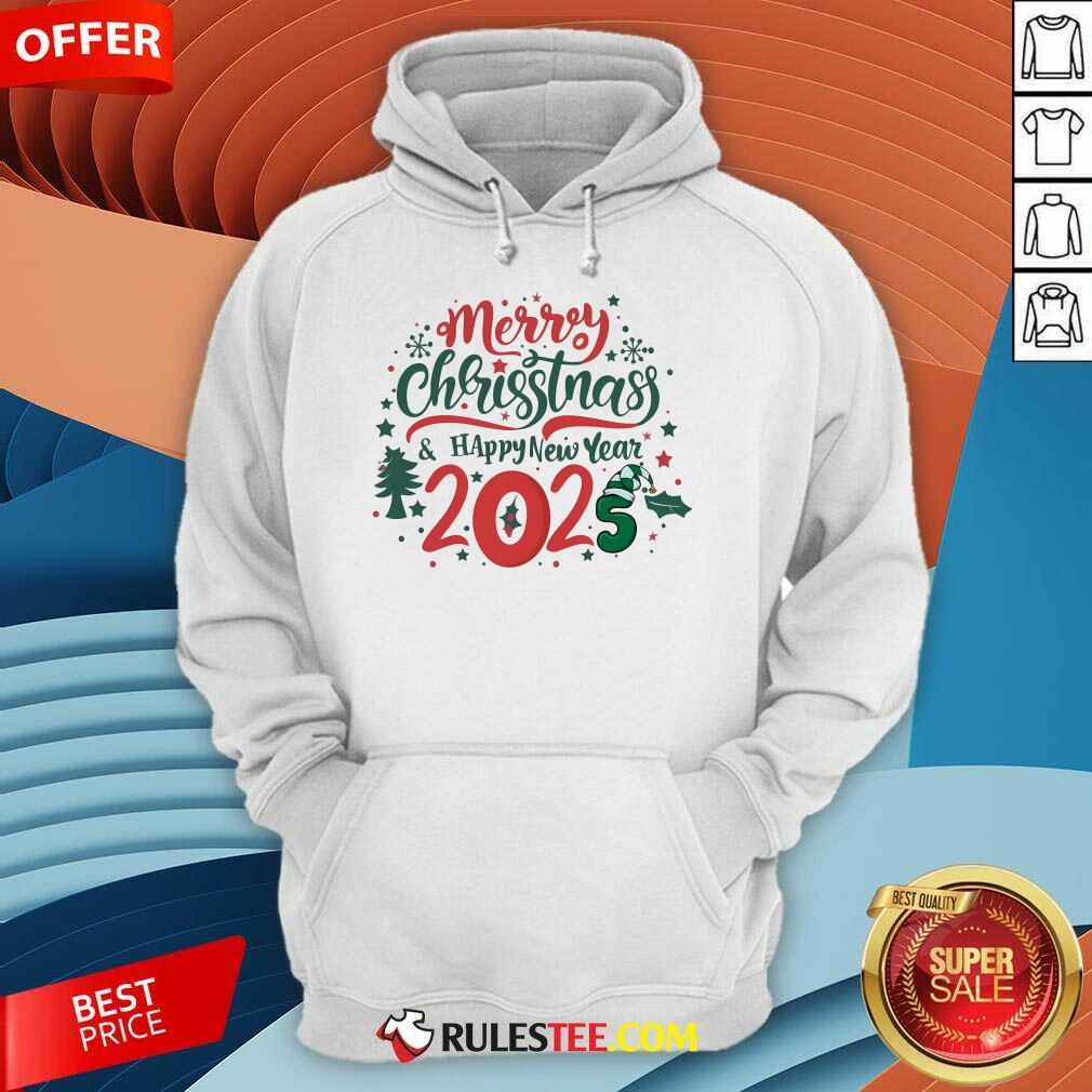 Happy Merry Christmas 2025 And Happy New Year T-Shirt - Image 5