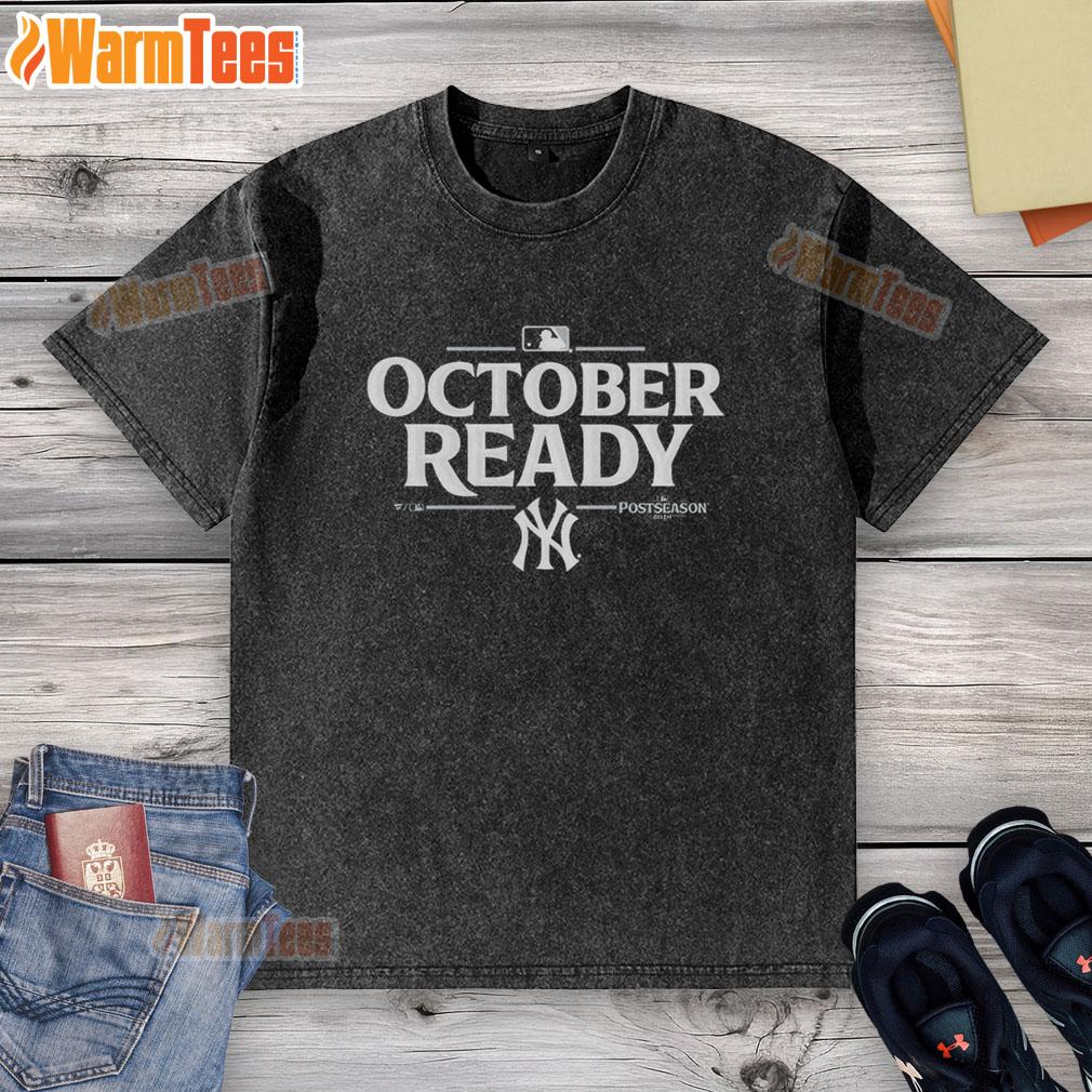 Happy October Ready New York Yankees 2025 Postseason T-Shirt - Image 6