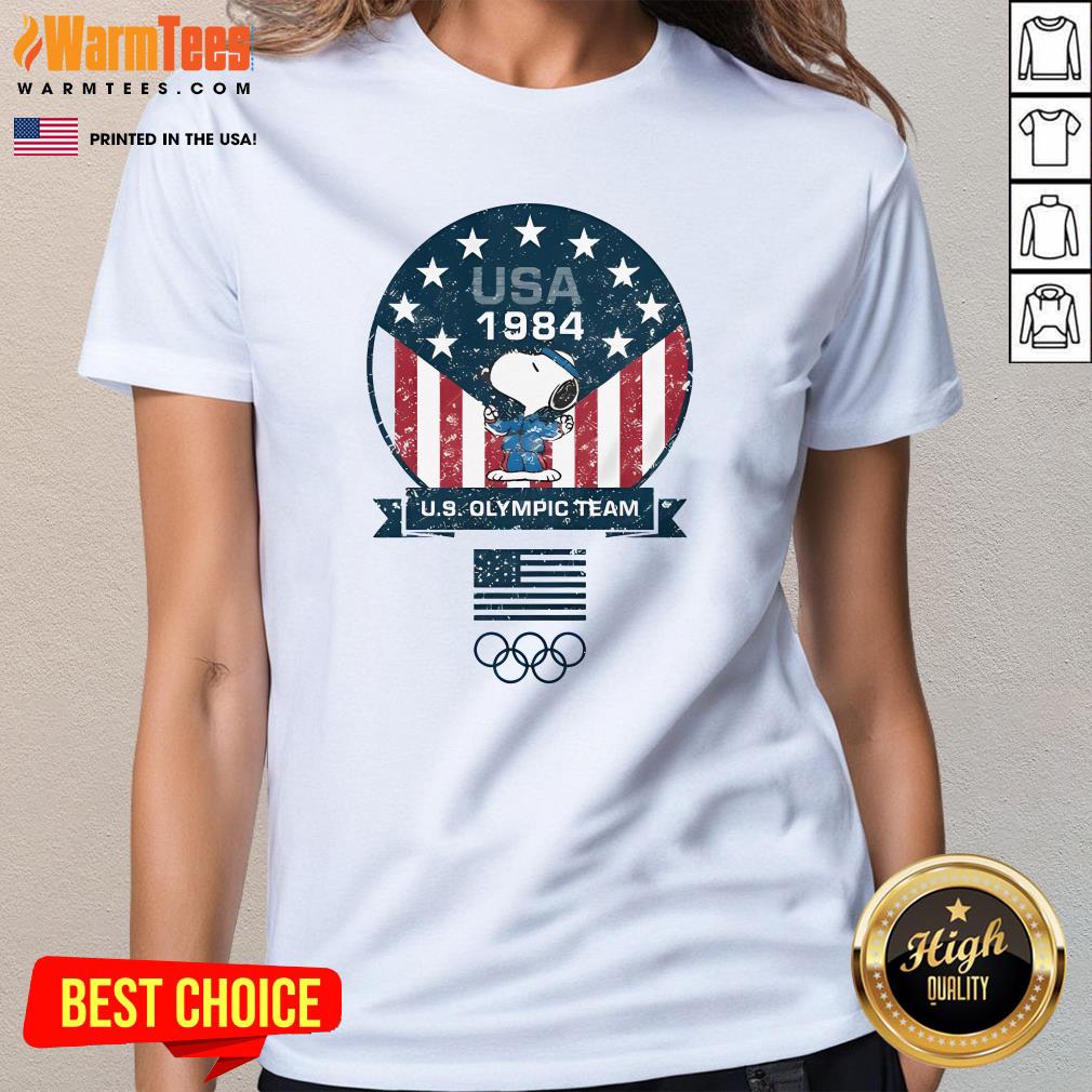 Happy Peanuts Team USA '84 Olympic T-Shirt - Image 2