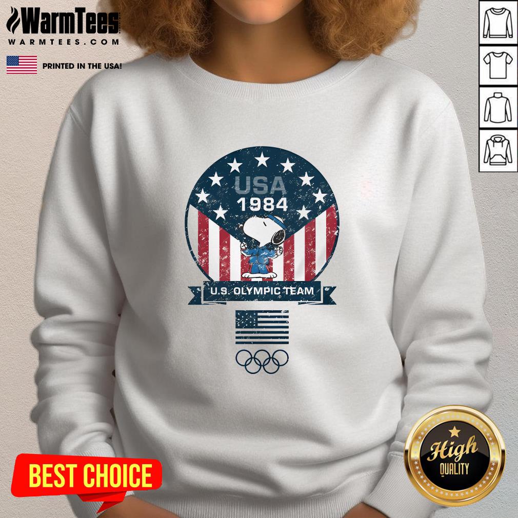 Happy Peanuts Team USA '84 Olympic T-Shirt - Image 4