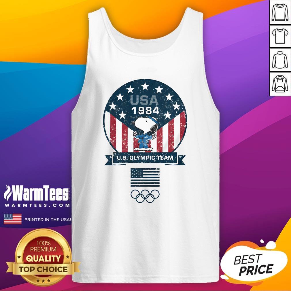 Happy Peanuts Team USA '84 Olympic T-Shirt - Image 5