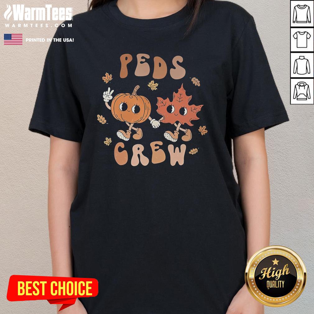 Happy Peds Crew Nurse Etro Groovy Pumpkin T-Shirt - Image 2