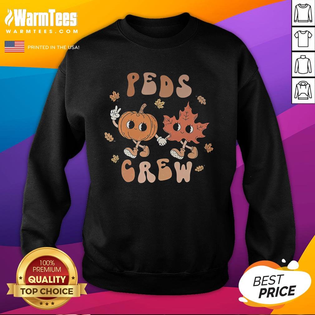 Happy Peds Crew Nurse Etro Groovy Pumpkin T-Shirt - Image 4