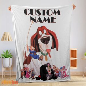 Happy Personalized The Great Mouse Detective With Friends Blanket Fleece Customized Blanket