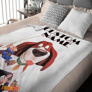 Alternative view of Happy Personalized The Great Mouse Detective With Friends Blanket Fleece Customized Blanket
