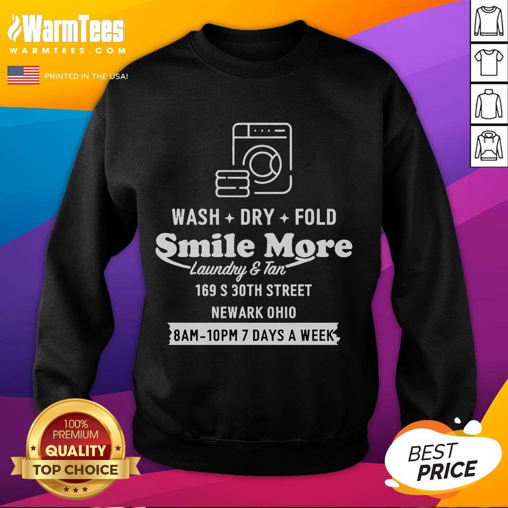 Happy Roman Atwood Just Methin' Around Wash Dry Fold Smile More Laundry And Tan Newark Ohio T-Shirt - Image 5