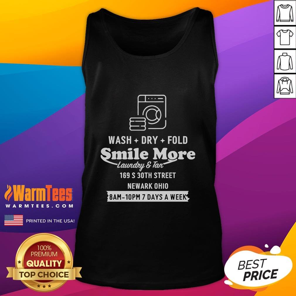 Happy Roman Atwood Just Methin' Around Wash Dry Fold Smile More Laundry And Tan Newark Ohio T-Shirt - Image 4