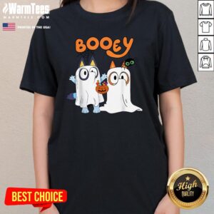Alternative view of Happy Spooky Season Ghost Booey Halloween T-Shirt