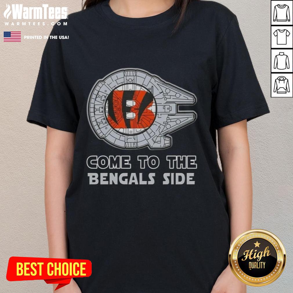 Happy Star Wars Come To The Cincinnati Bengals Side T-Shirt - Image 3