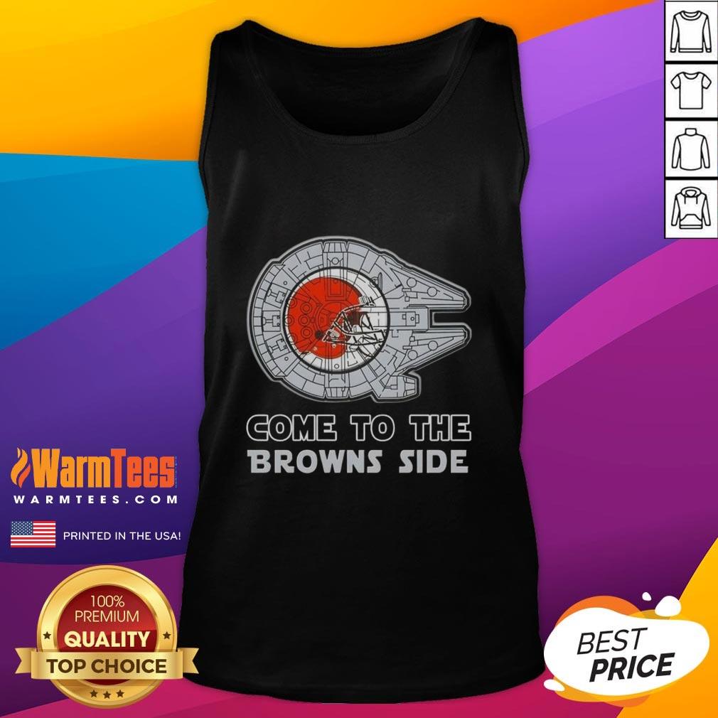Happy Star Wars Come To The Cleveland Browns Side T-Shirt - Image 4