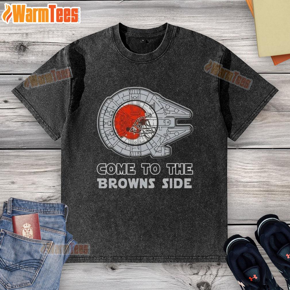 Happy Star Wars Come To The Cleveland Browns Side T-Shirt - Image 6