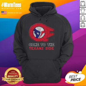 Alternative view of Happy Star Wars Come To The Houston Texans Side T-Shirt