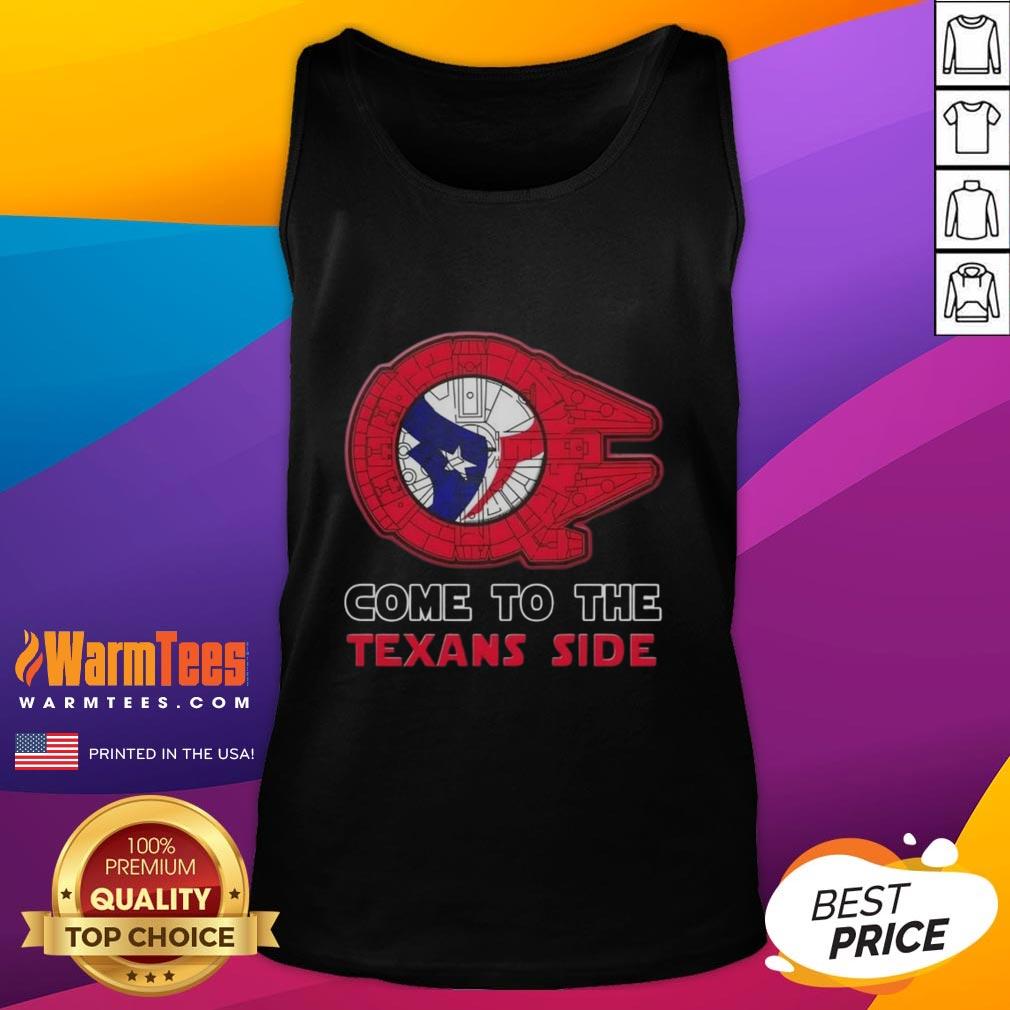 Happy Star Wars Come To The Houston Texans Side T-Shirt - Image 4