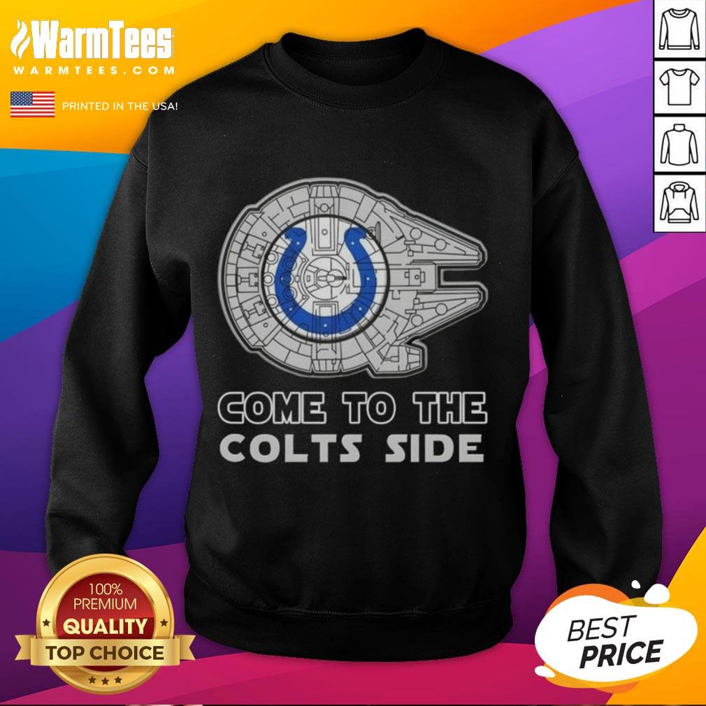 Happy Star Wars Come To The Indianapolis Colts Side T-Shirt - Image 5