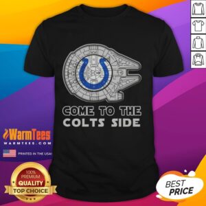 Happy Star Wars Come To The Indianapolis Colts Side T-Shirt