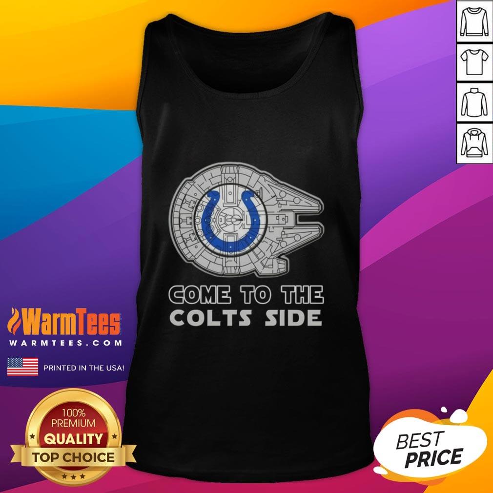 Happy Star Wars Come To The Indianapolis Colts Side T-Shirt - Image 4