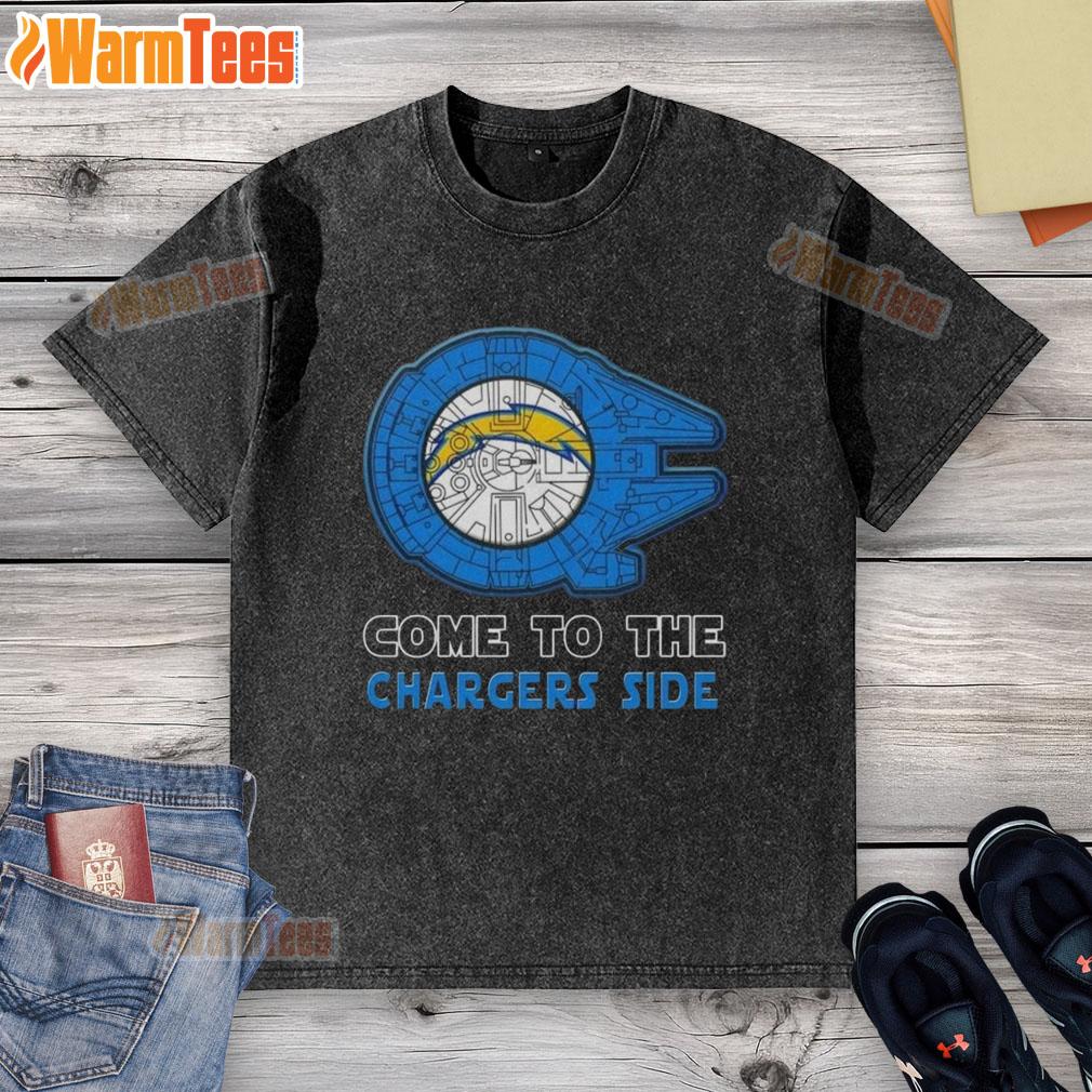 Happy Star Wars Come To The Los Angeles Chargers Side T-Shirt - Image 6
