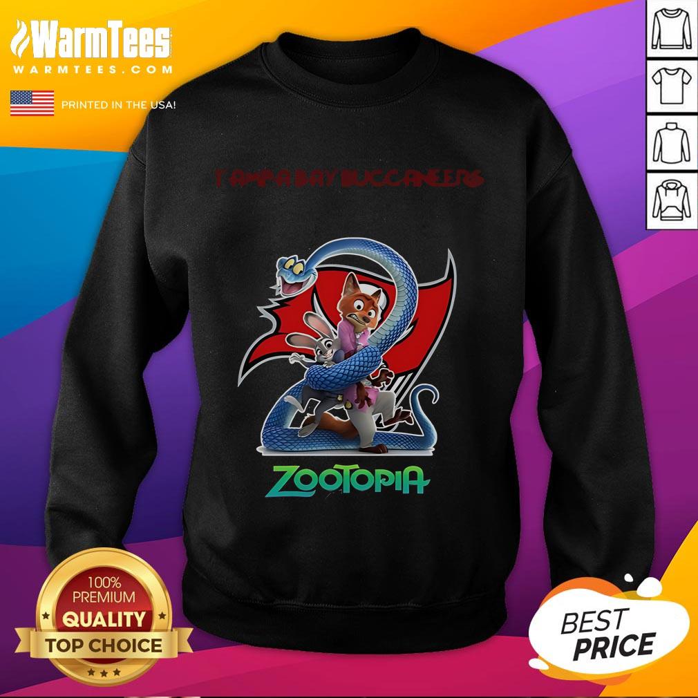 Happy Tampa Bay Buccaneers Zootopia 2 T-Shirt - Image 5