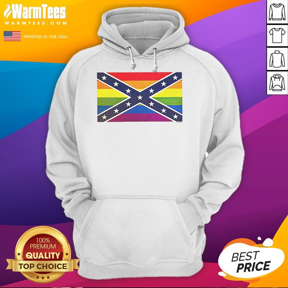 Happy The Confederate Flag Happy Pride Month Gay Pride Lgbt T-Shirt - Image 2