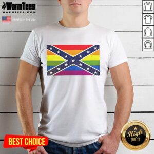 Happy The Confederate Flag Happy Pride Month Gay Pride Lgbt T-Shirt