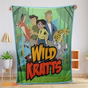 Happy Wild Kratts Adventure Blanket Fleece