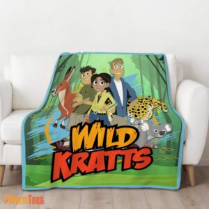 Alternative view of Happy Wild Kratts Adventure Blanket Fleece