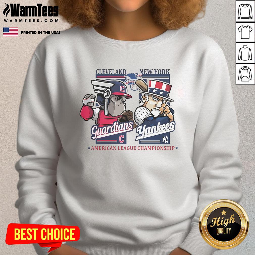 Hot ALCS Matchups Cleveland Guardians Vs New York Yankees T-Shirt - Image 5