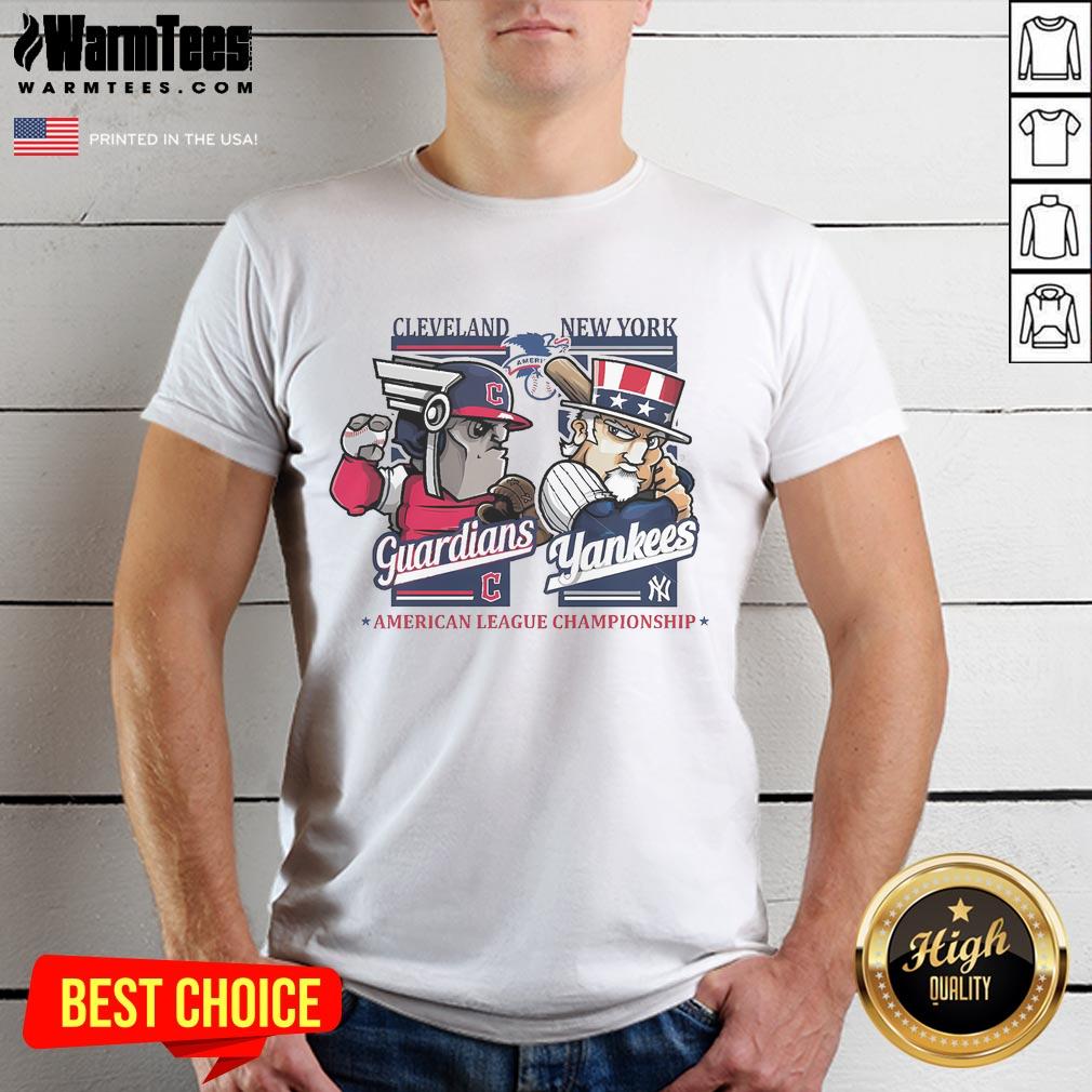 Hot ALCS Matchups Cleveland Guardians Vs New York Yankees T-Shirt