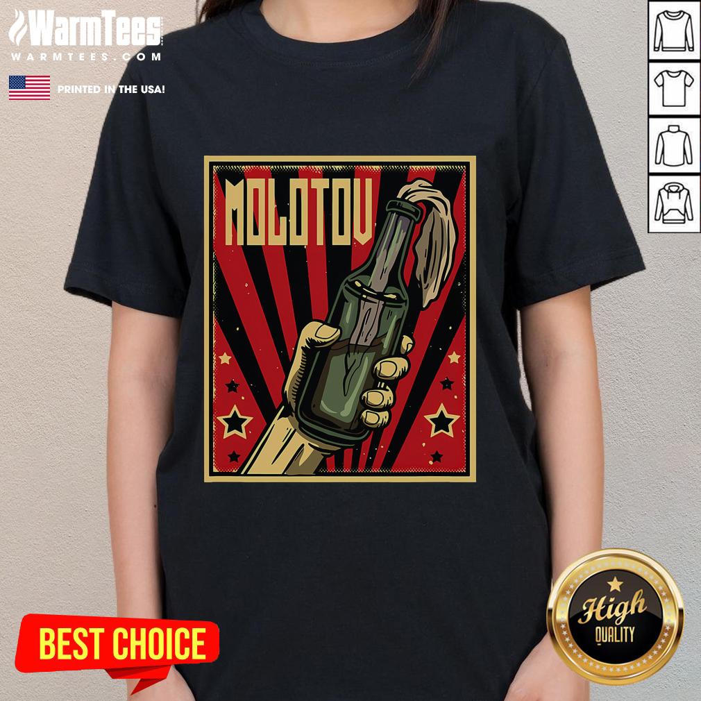 Hot Anarchy Molotov Cocktail Revolution & Rage T-Shirt - Image 3