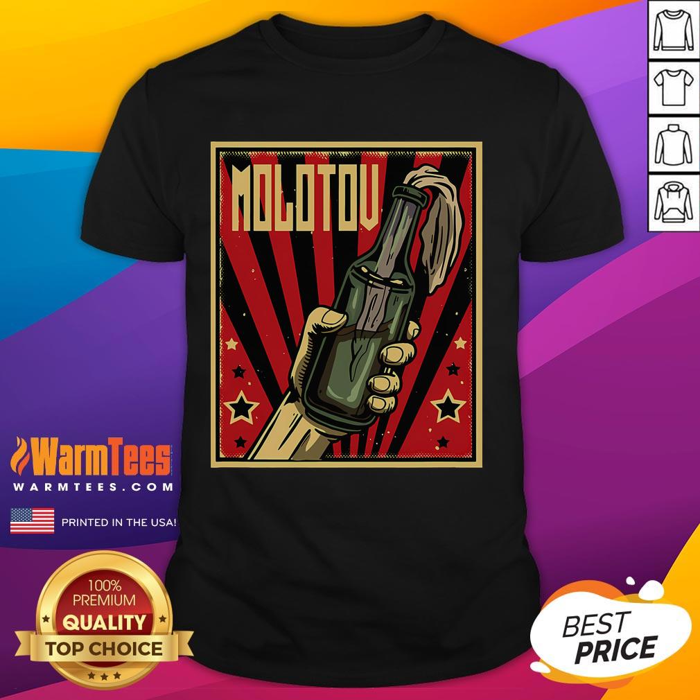 Hot Anarchy Molotov Cocktail Revolution & Rage T-Shirt