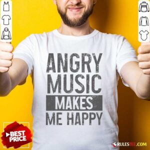 Hot Angry Music Heavy Metal Death Metal Metalhead Metal Fan T-Shirt