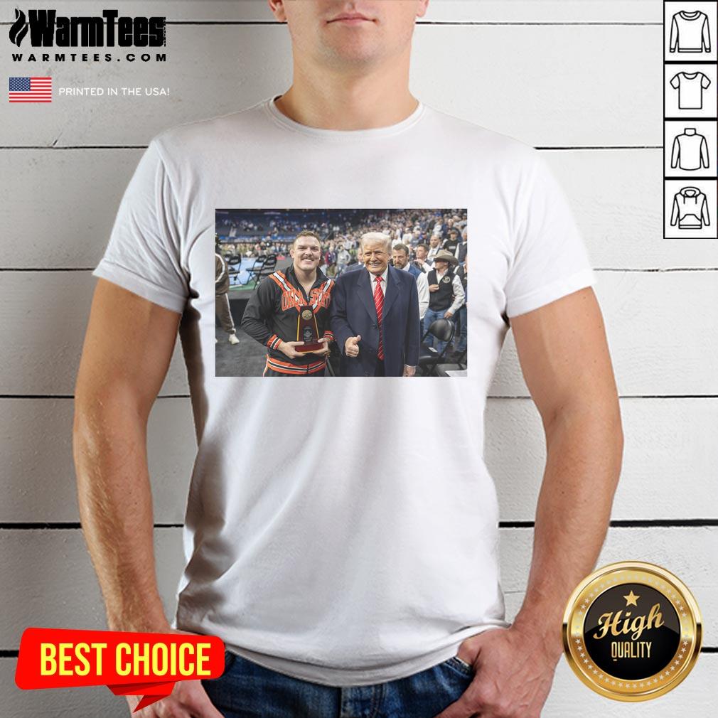 Hot Best boss In The Business Wyatt Hendrickson Donald Trump USA Wrestling Legend T-Shirt