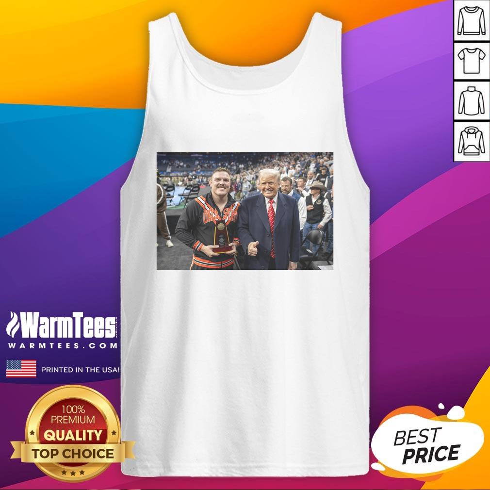 Hot Best boss In The Business Wyatt Hendrickson Donald Trump USA Wrestling Legend T-Shirt - Image 4