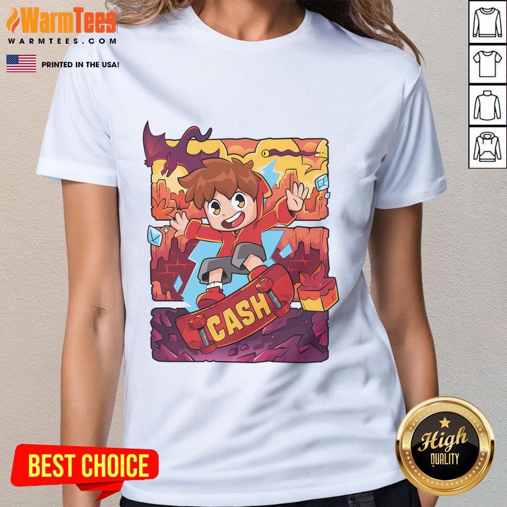 Hot Cash And Nico Cash Red T-Shirt - Image 3