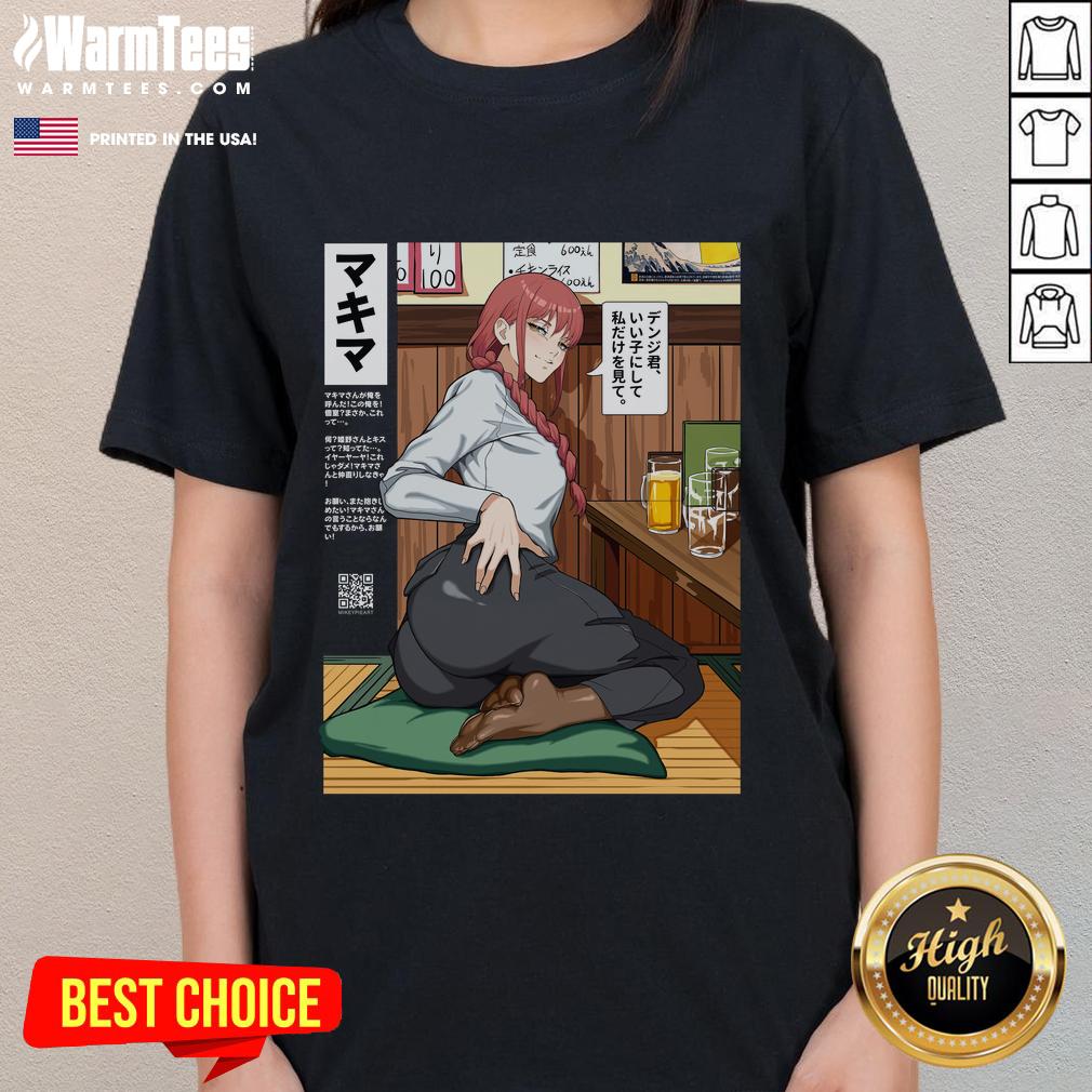 Hot Chainsaw Man Mikey Pie Makima Ass T-Shirt - Image 3
