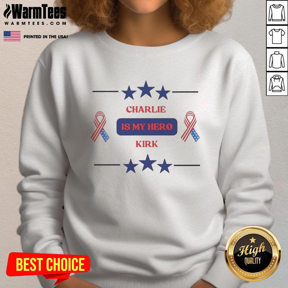 Hot Charlie Kirk Is My Hero Star T-Shirt - Image 5