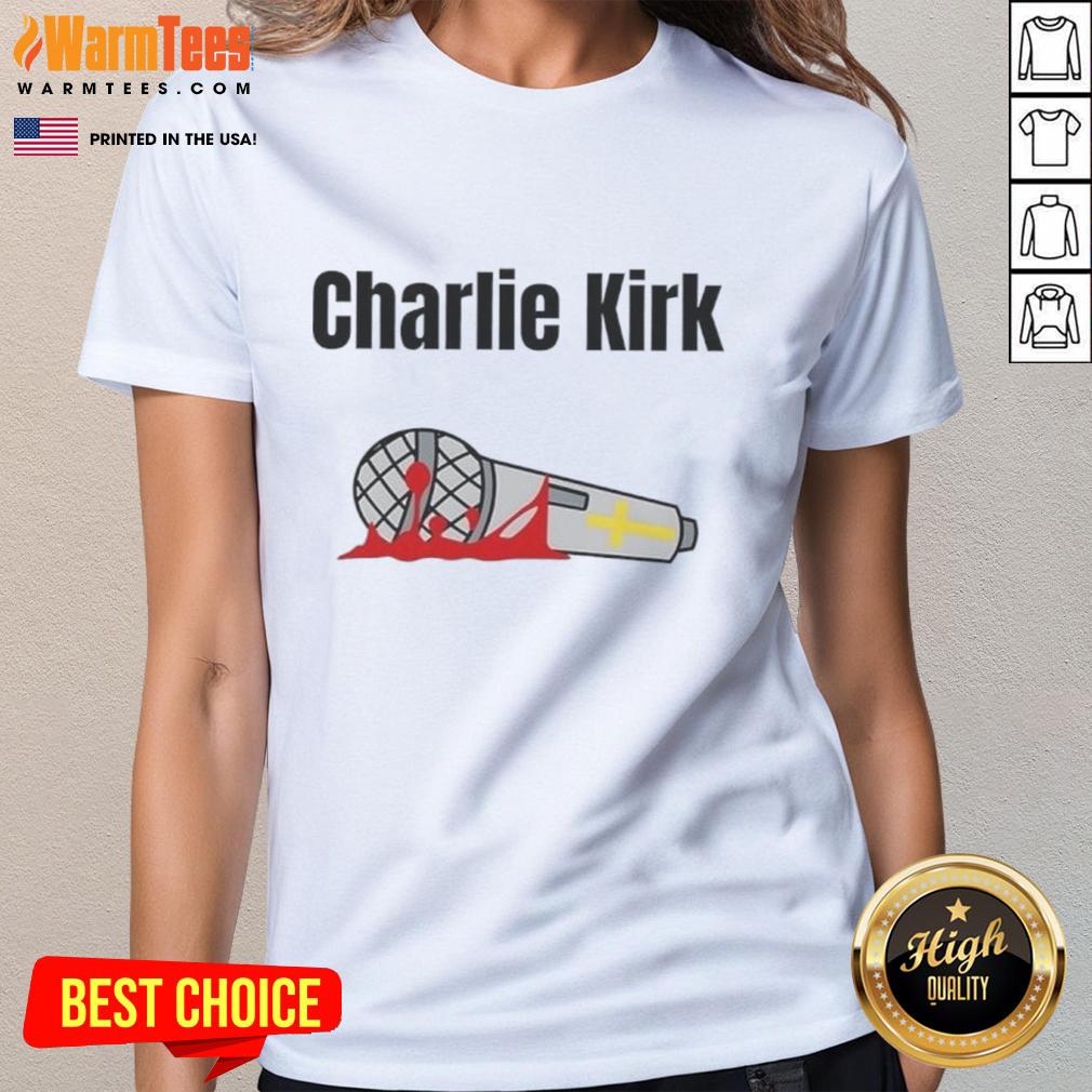 Hot Charlie Kirk Mic Drop Memorial T-Shirt - Image 3
