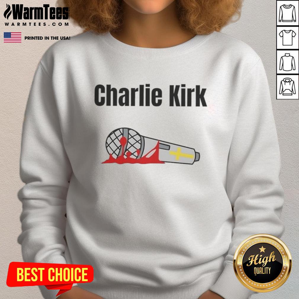 Hot Charlie Kirk Mic Drop Memorial T-Shirt - Image 5