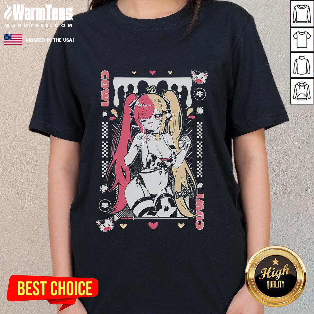 Hot Cowi Milk Splash Vtuber T-Shirt - Image 3
