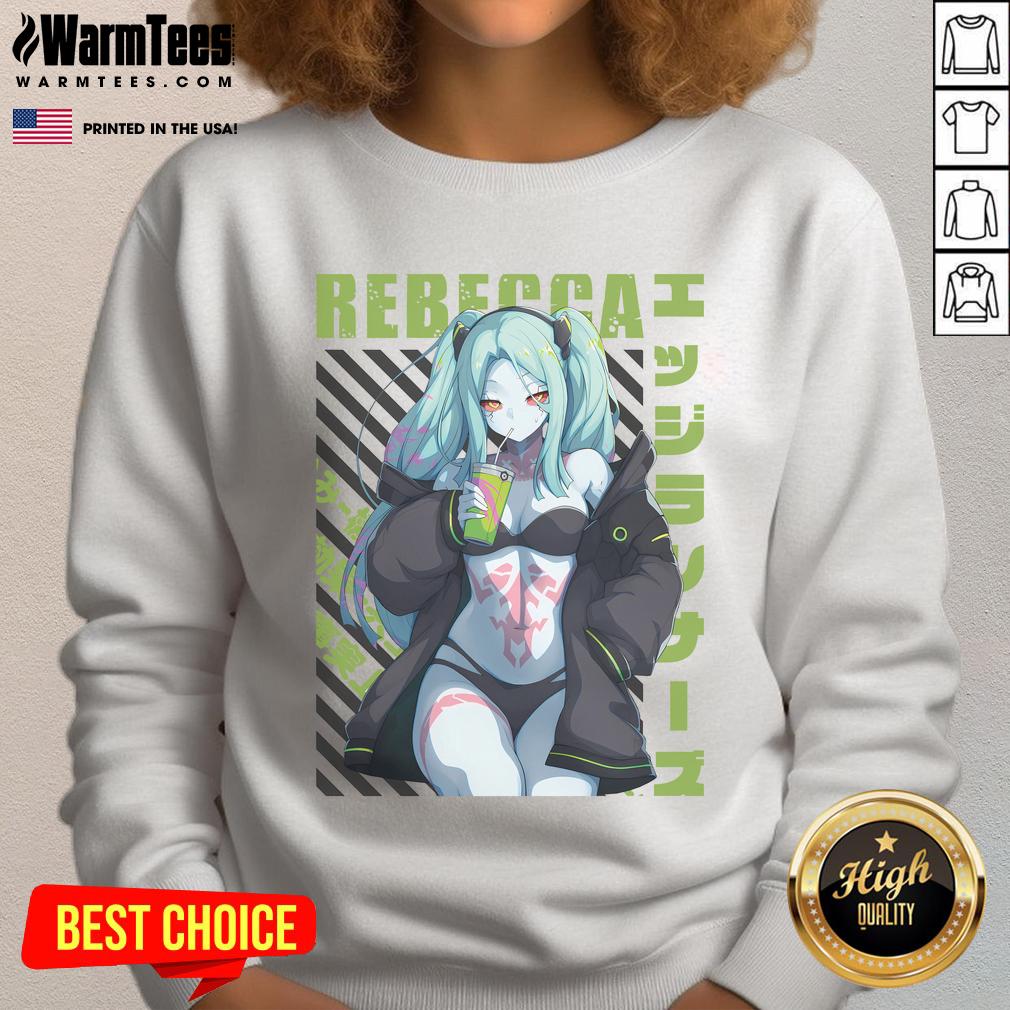 Hot Cyberpunk Edgerunners Rebecca T-Shirt - Image 5