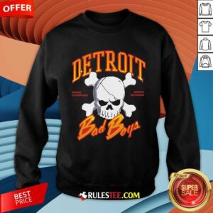 Alternative view of Hot Detroit Pistons Bad Boys Gradient T-Shirt