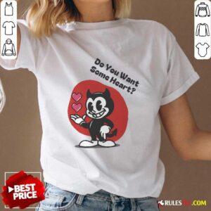 Alternative view of Hot Do You Want Some Devil Heart T-Shirt