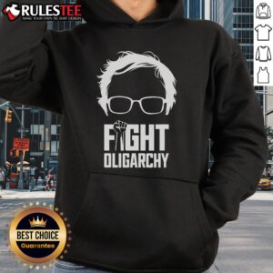 Alternative view of Hot Fight Oligarchy Protest & Resist Bernie Sanders & AOC T-Shirt