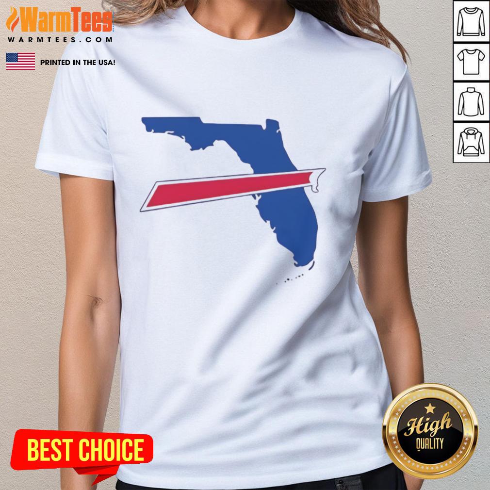 Hot Florida Buffalo Bills Logo T-Shirt - Image 3