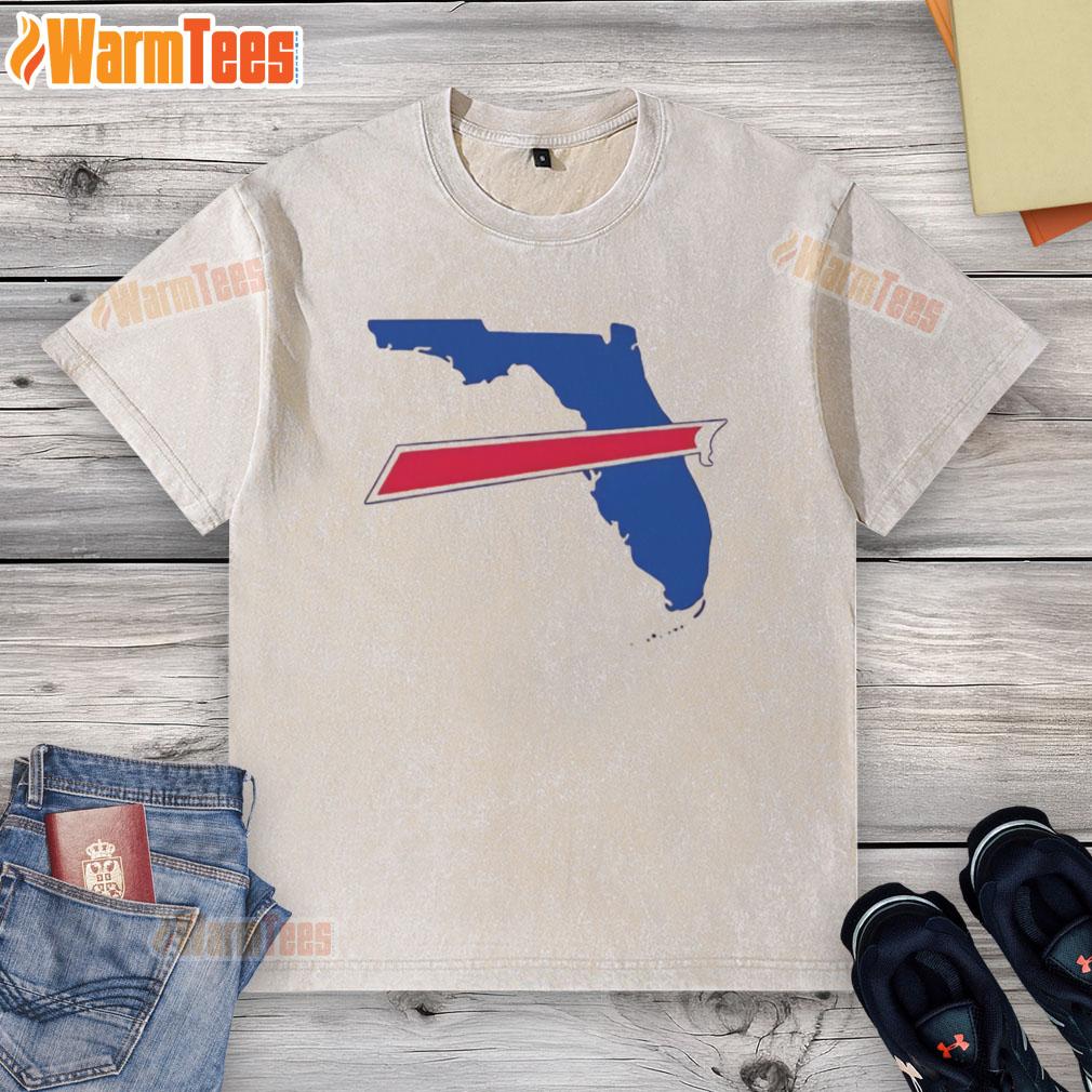Hot Florida Buffalo Bills Logo T-Shirt - Image 6