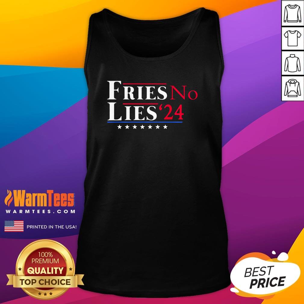 Hot Fries No Lies Trump French Fries Trump Vance 2024 T-Shirt - Image 5